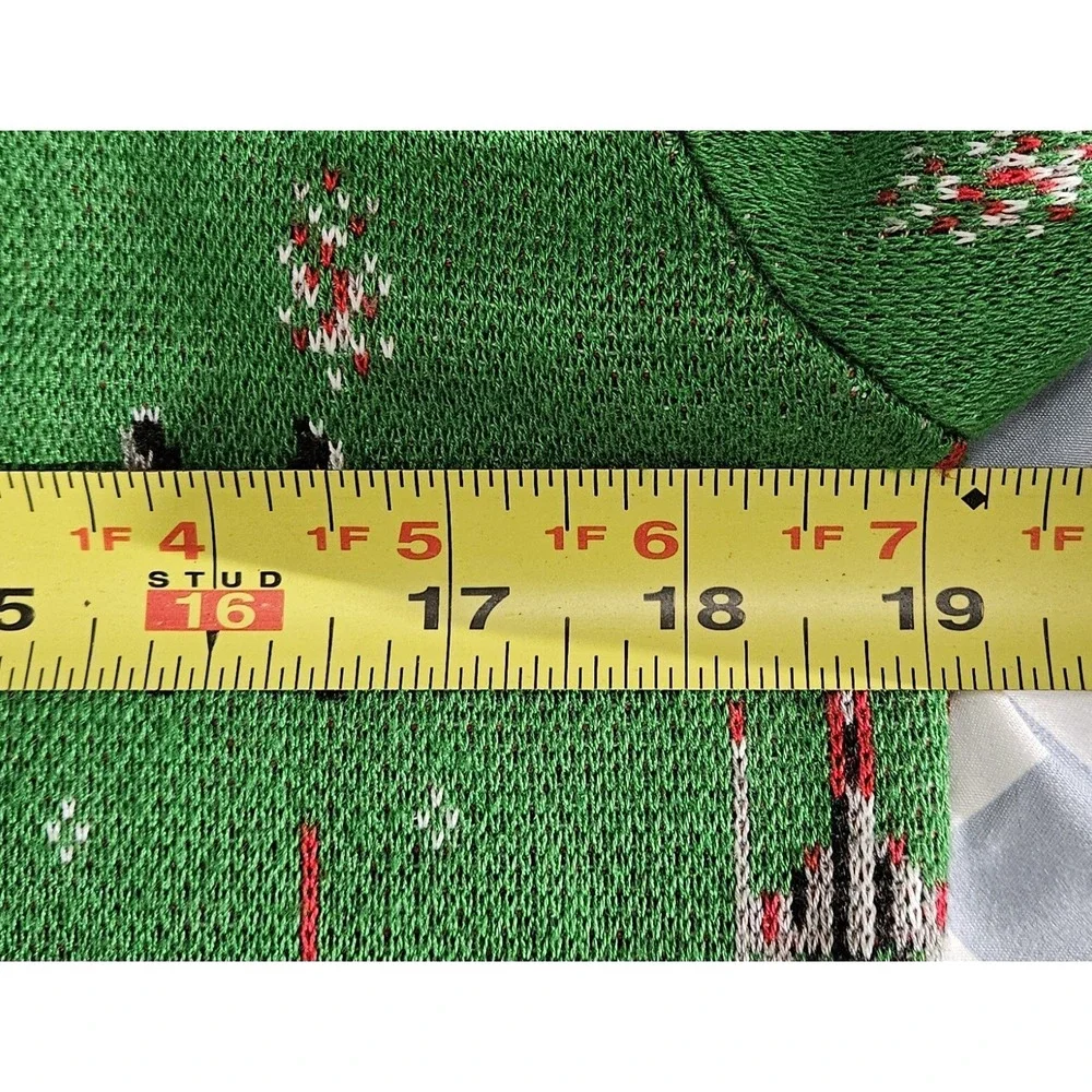 Star‎ Wars Mens Green Long Sleeve Crew Neck Pullover Sweater Size Medium